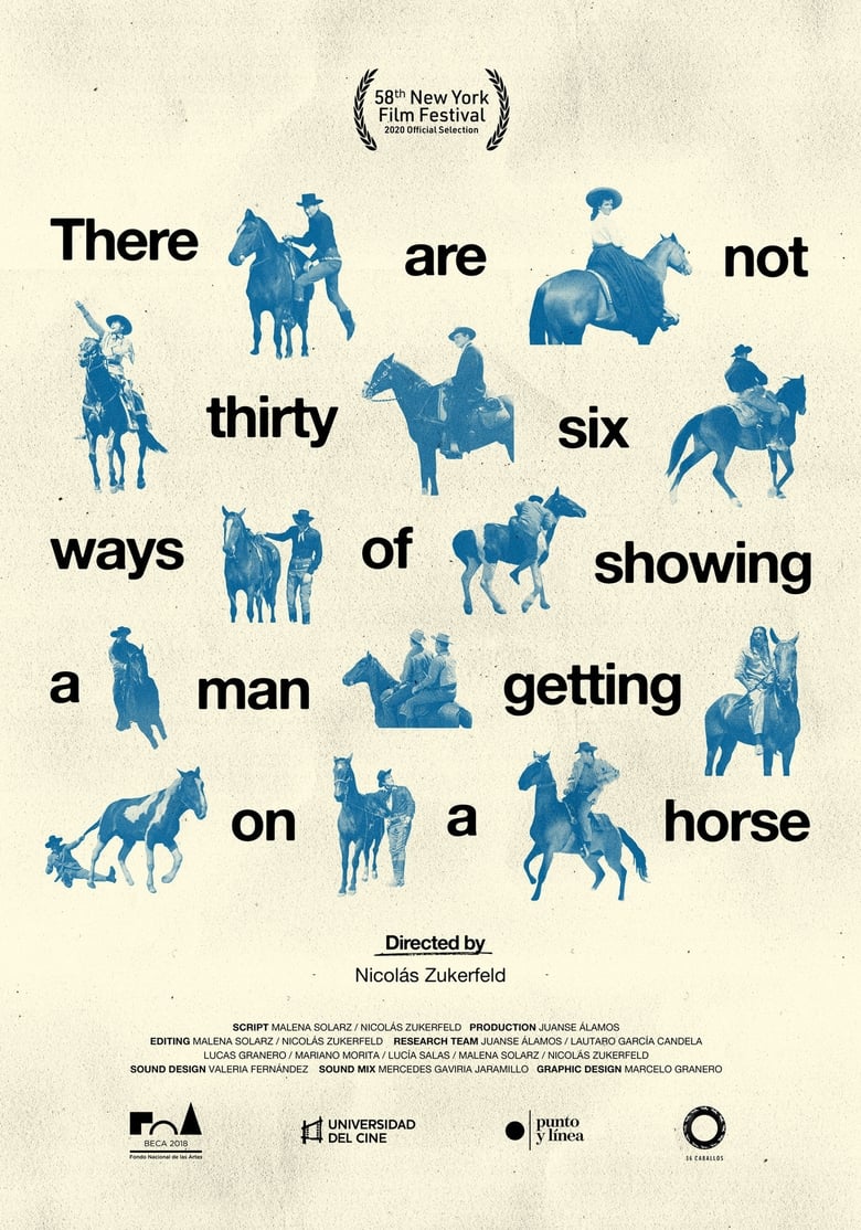 Poster of There Are Not Thirty-Six Ways of Showing a Man Getting on a Horse