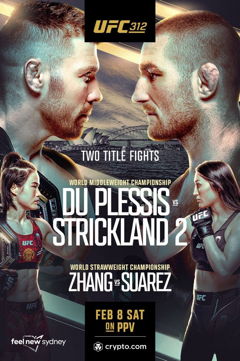 Poster of UFC 312: Du Plessis vs. Strickland 2