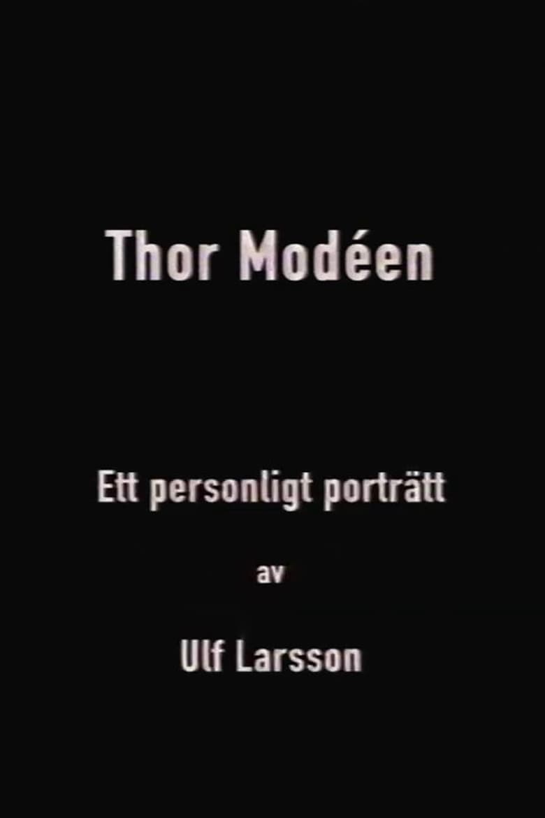 Poster of Thor Modéen - ett personligt porträtt av Ulf Larsson