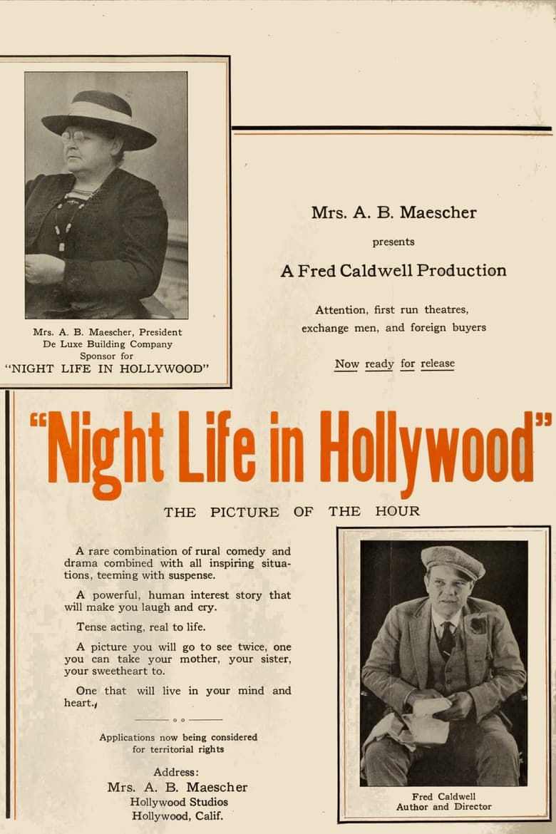 Poster of Night Life in Hollywood