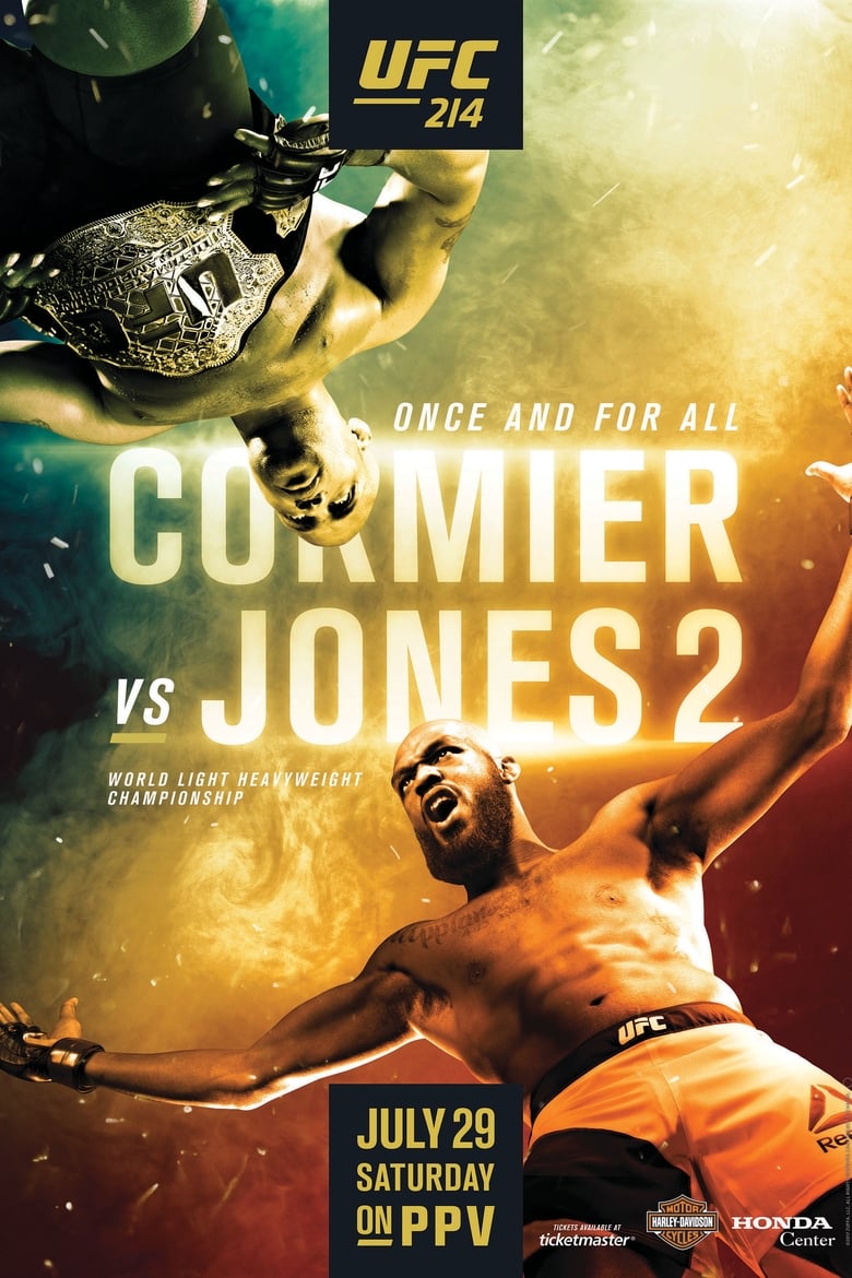 Poster of UFC 214: Cormier vs. Jones 2