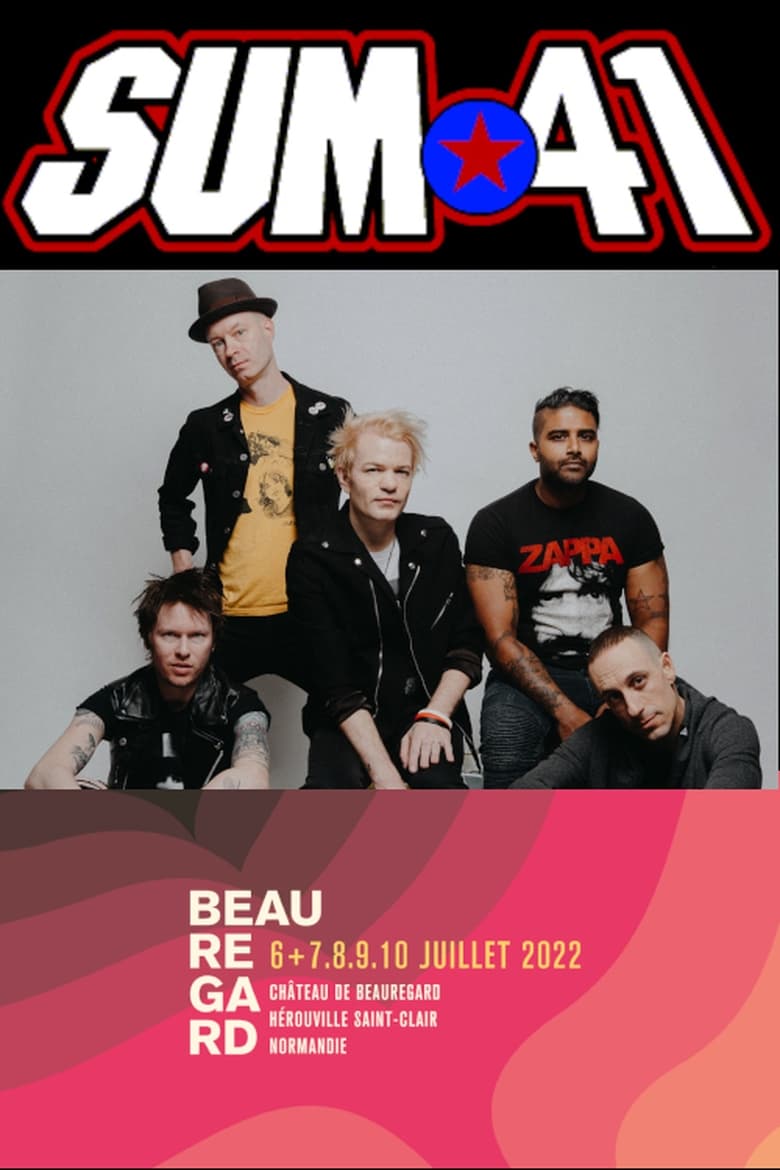 Poster of Sum 41 - Festival Beauregard