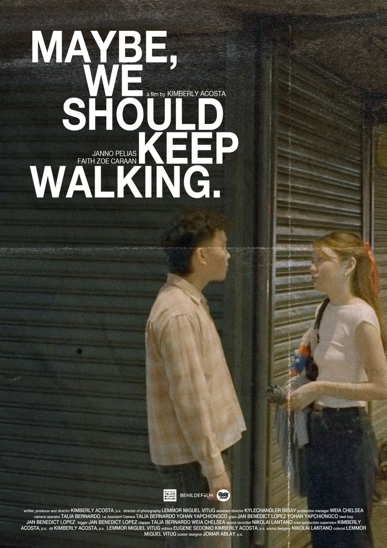 Poster of Maybe, we should keep walking.