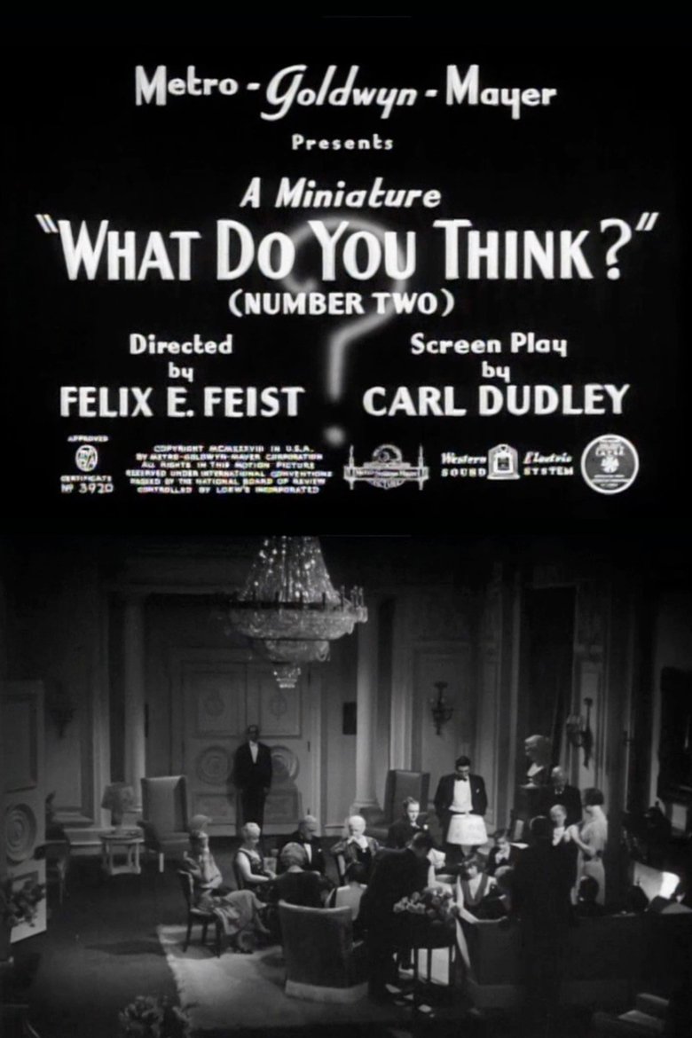 Poster of What Do You Think? (Number Two)