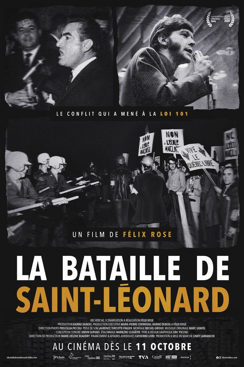 Poster of La bataille de Saint-Léonard