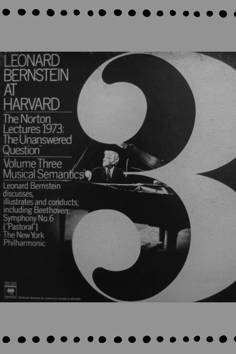 Poster of The Unanswered Question III : Musical Semantics