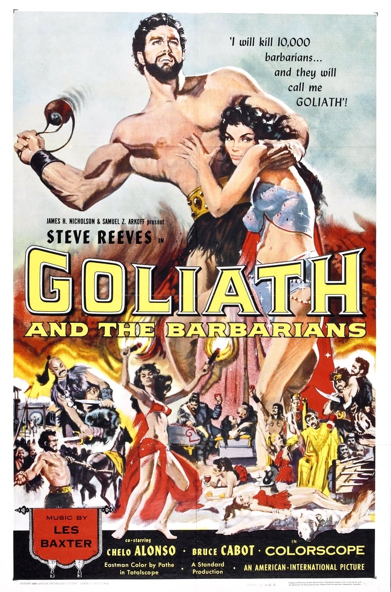 Poster of Goliath and the Barbarians