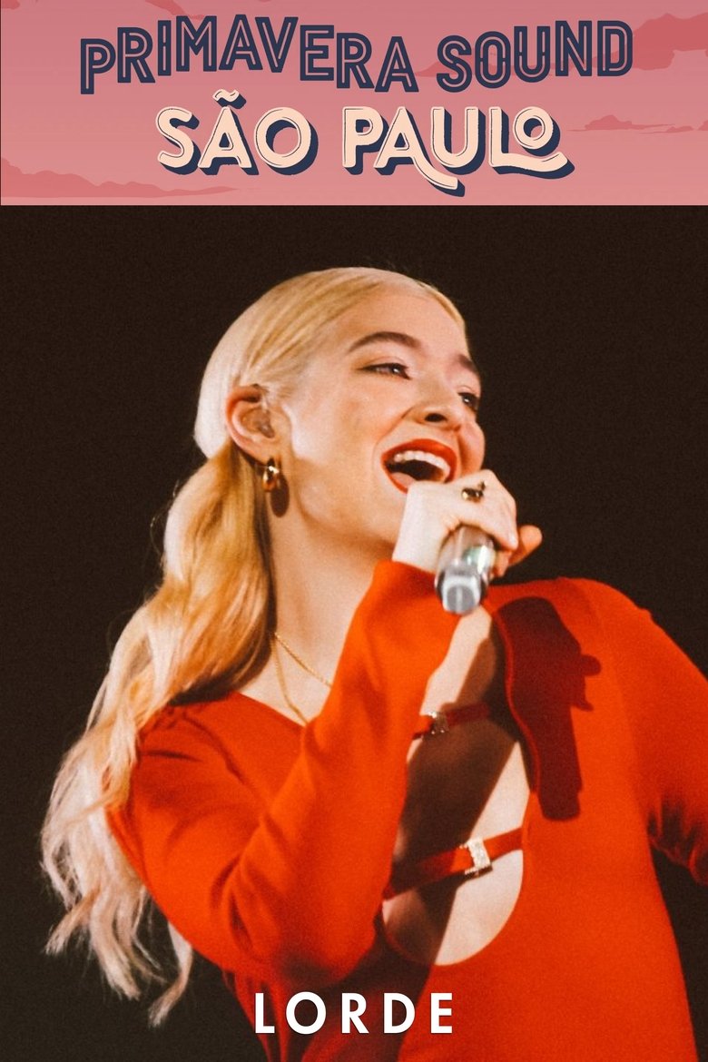 Poster of Lorde - Primavera Sound São Paulo 2022
