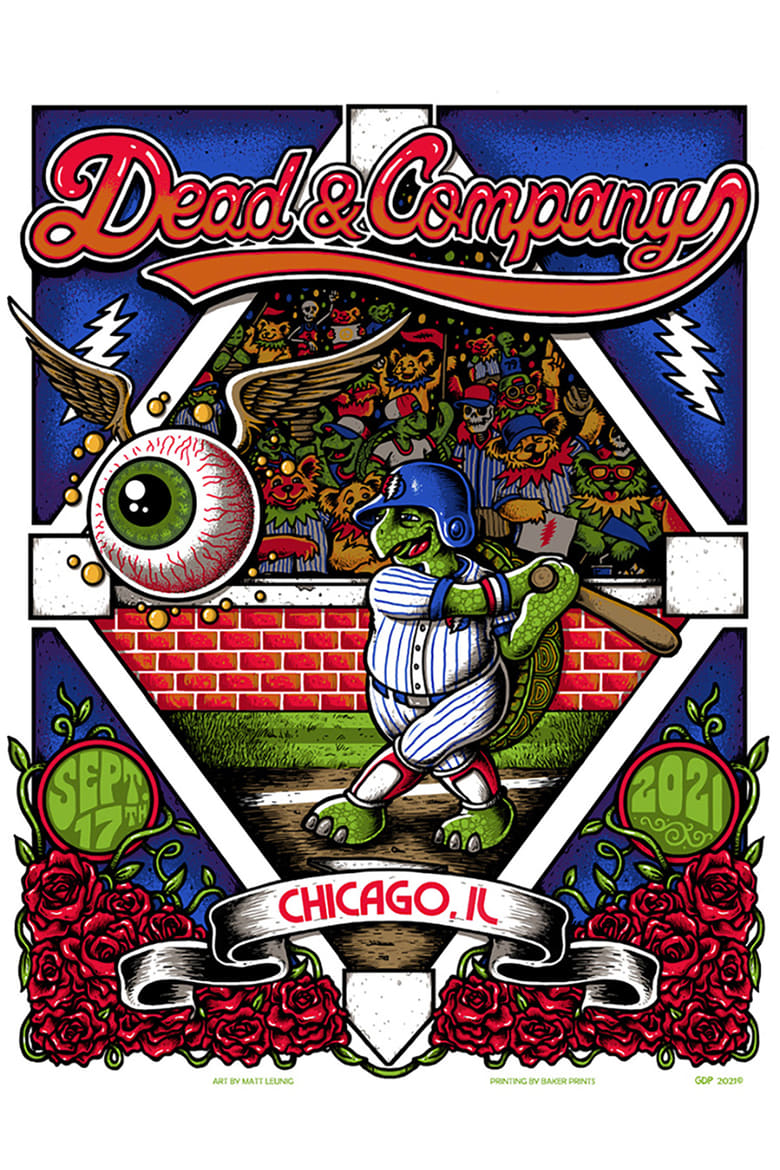 Poster of Dead & Company: 2021-09-17 Wrigley Field, Chicago, IL