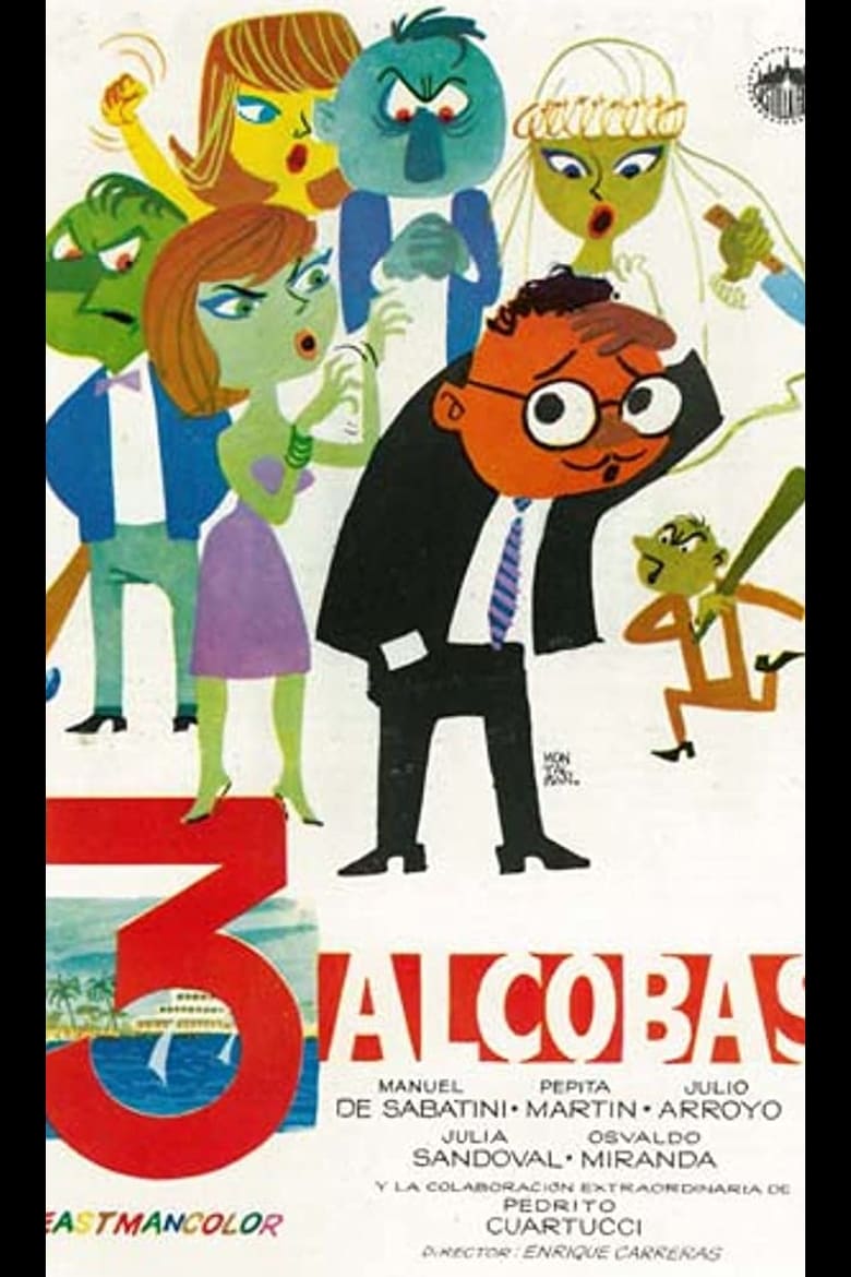 Poster of Tres alcobas