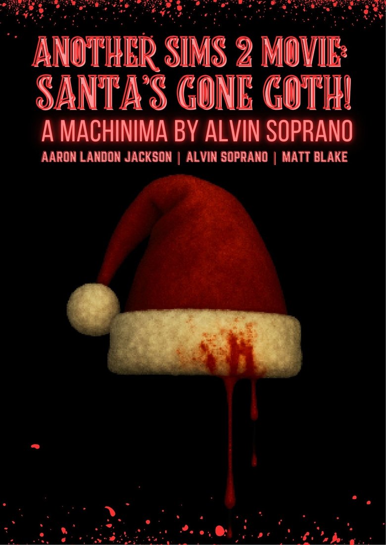 Poster of Another Sims 2 Movie Santa's Gone Goth