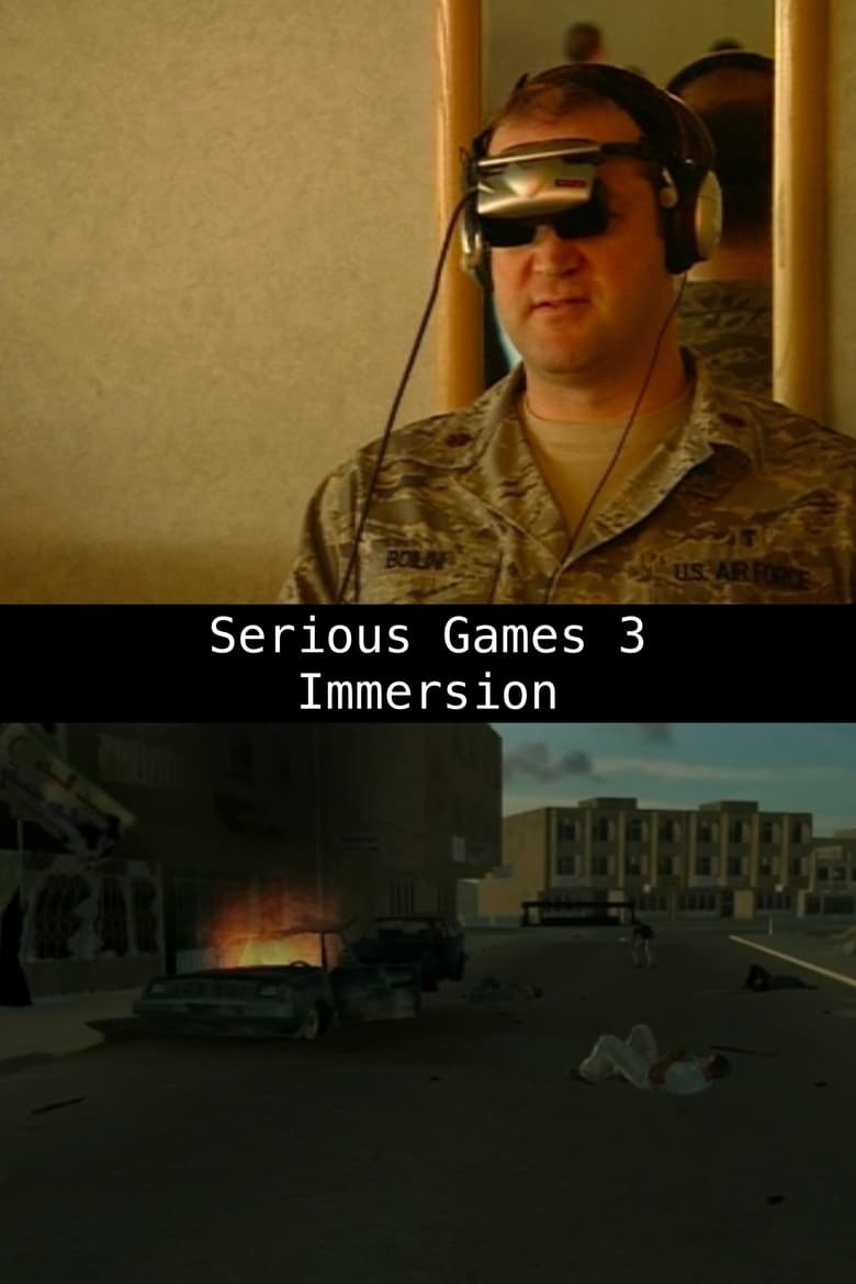 Poster of Serious Games 3 – Immersion