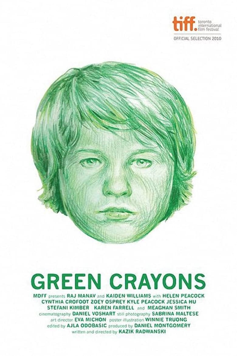 Poster of Green Crayons