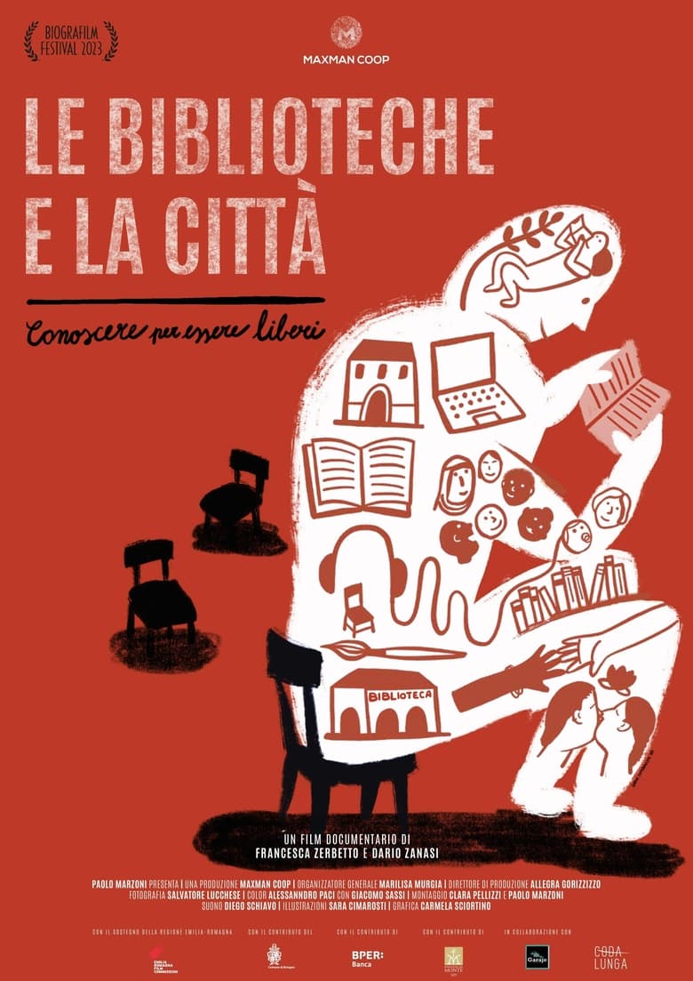 Poster of Le biblioteche e la città - Conoscere per essere liberi