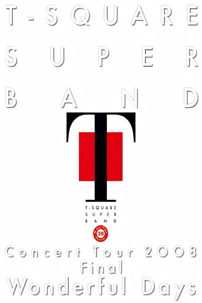 Poster of T-Square Super Band - Concert tour 2008 Final Wonderful Days