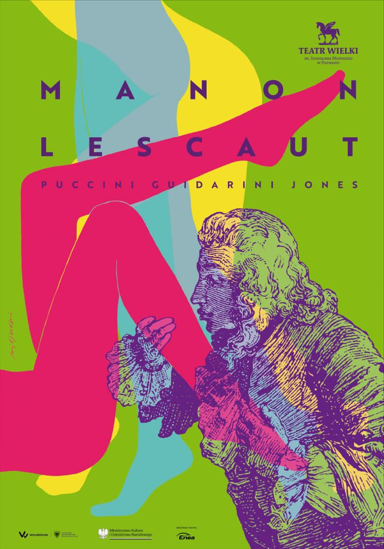 Poster of MANON LESCAUT Puccini – Poznań Opera