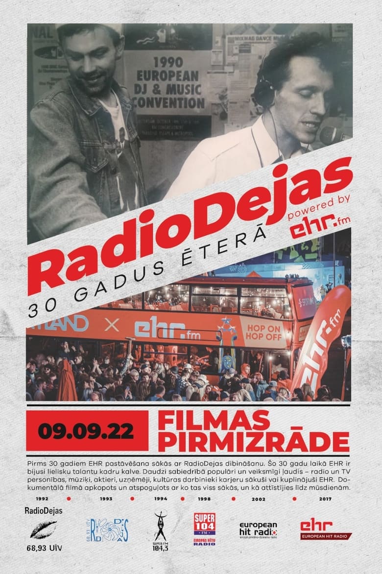 Poster of RadioDances. 30 years on air