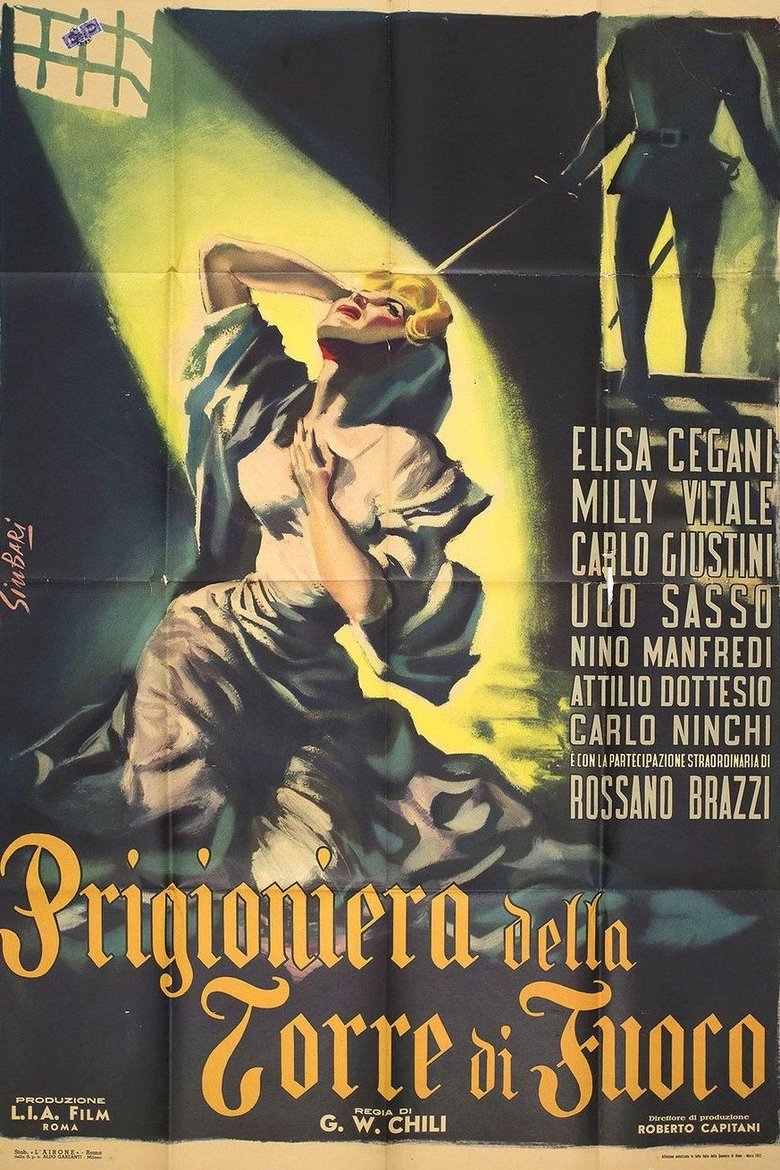 Poster of La prigioniera della torre di fuoco