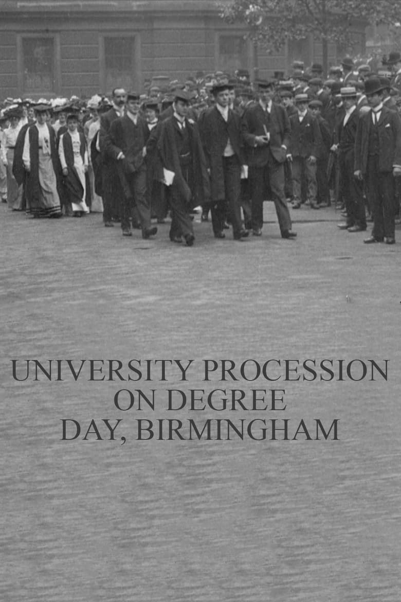 Poster of University Procession on Degree Day, Birmingham