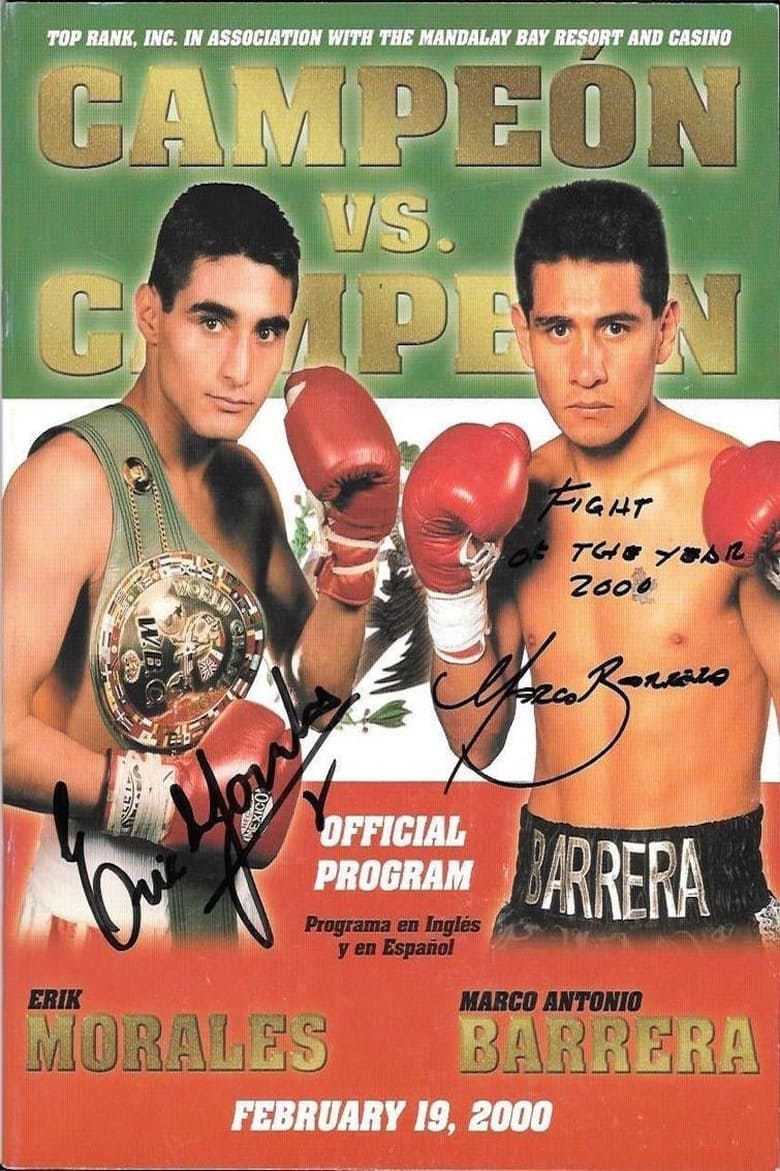 Poster of Marco Antonio Barrera vs. Erik Morales I