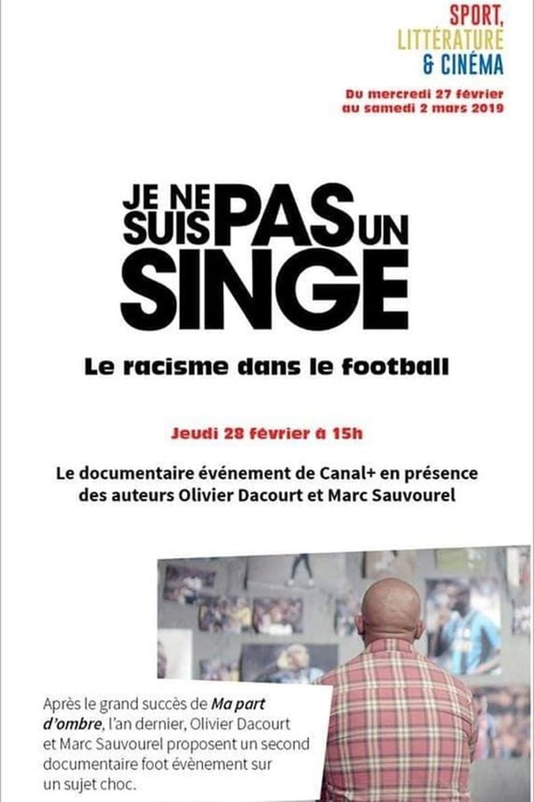 Poster of Je ne suis pas un singe