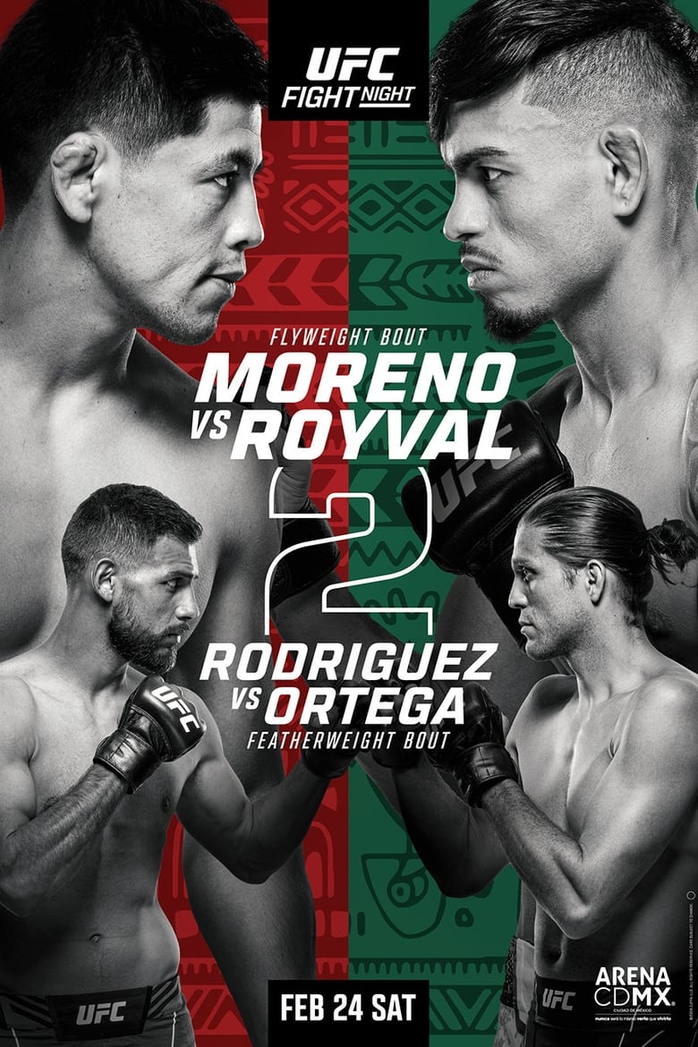 Poster of UFC Fight Night 237: Moreno vs. Royval 2