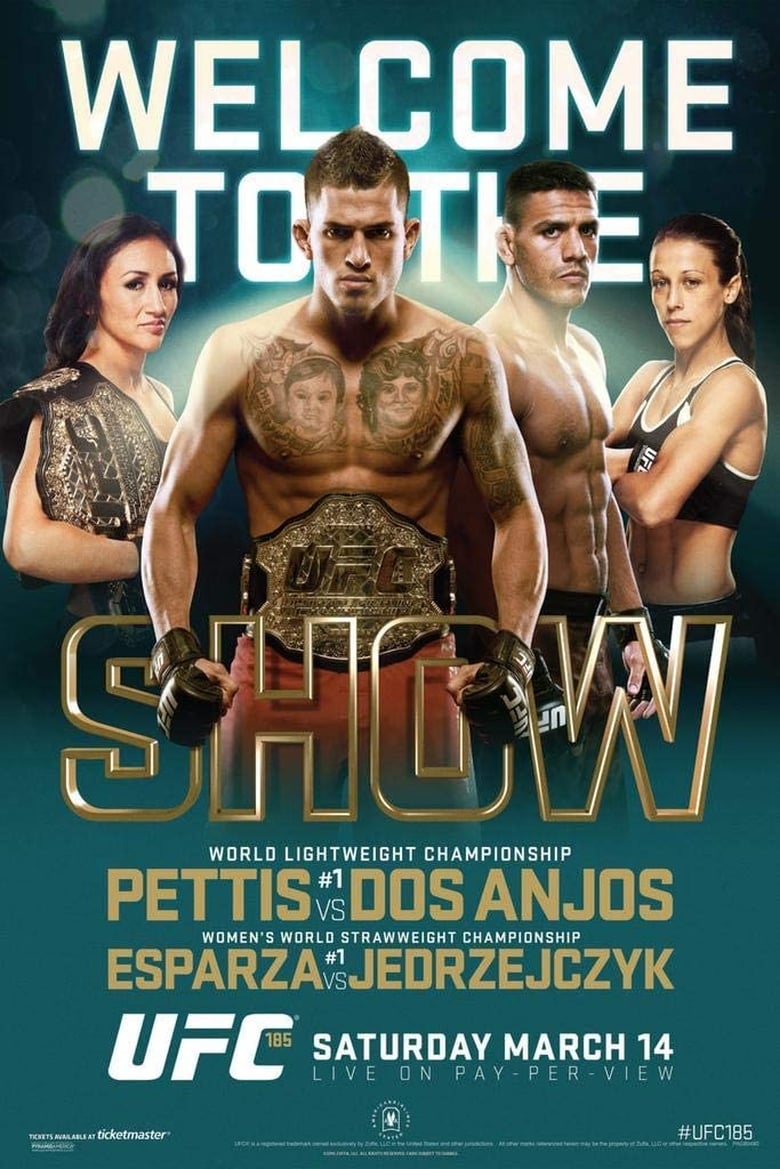 Poster of UFC 185: Pettis vs. Dos Anjos