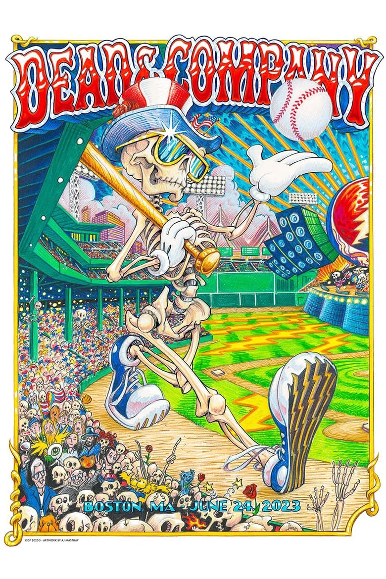 Poster of Dead & Company: 2023-06-24 Fenway Park, Boston, MA, USA