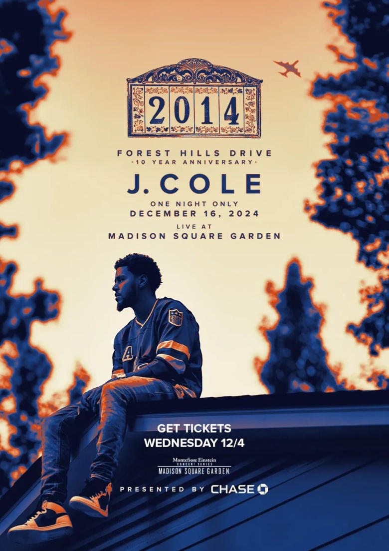 Poster of 2014 Forest Hills Drive 10th Anniversary Show Live at Madison Square Garden