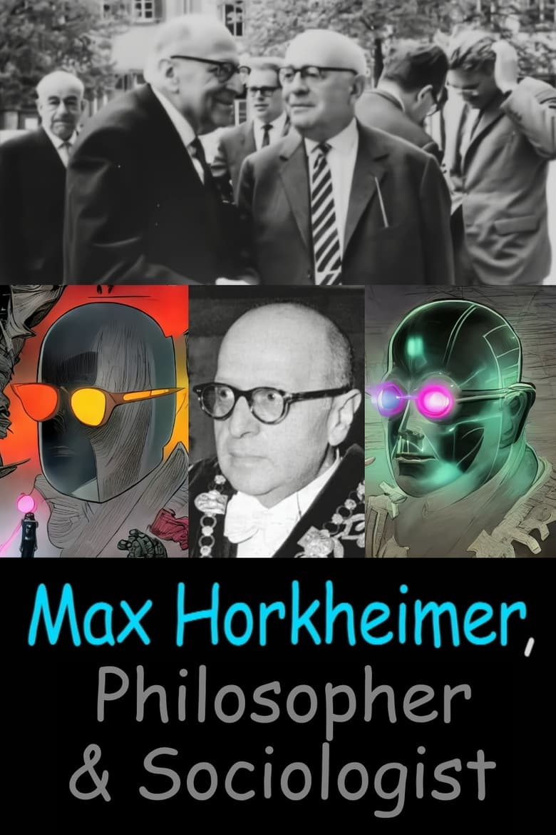 Poster of Max Horkheimer – Philosopher and Sociologist