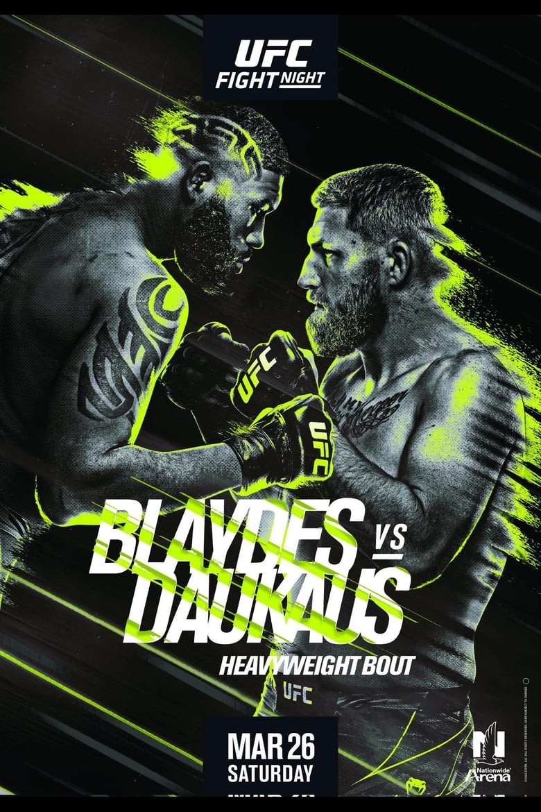 Poster of UFC on ESPN 33: Blaydes vs. Daukaus