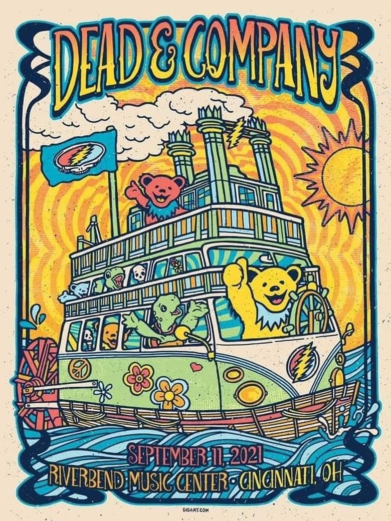 Poster of Dead & Company: 2021.09.11 - Riverbend Music Center, Cincinnati, OH