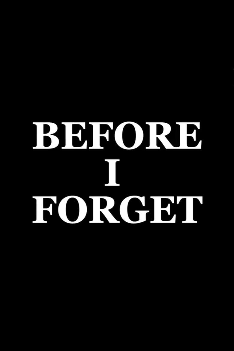 Poster of Before I Forget