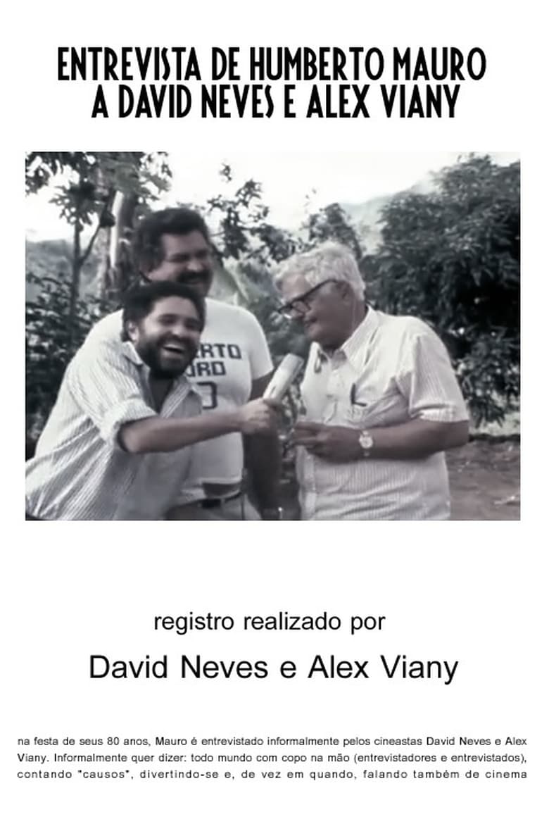 Poster of Entrevista de Humberto Mauro a David Neves e Alex Viany