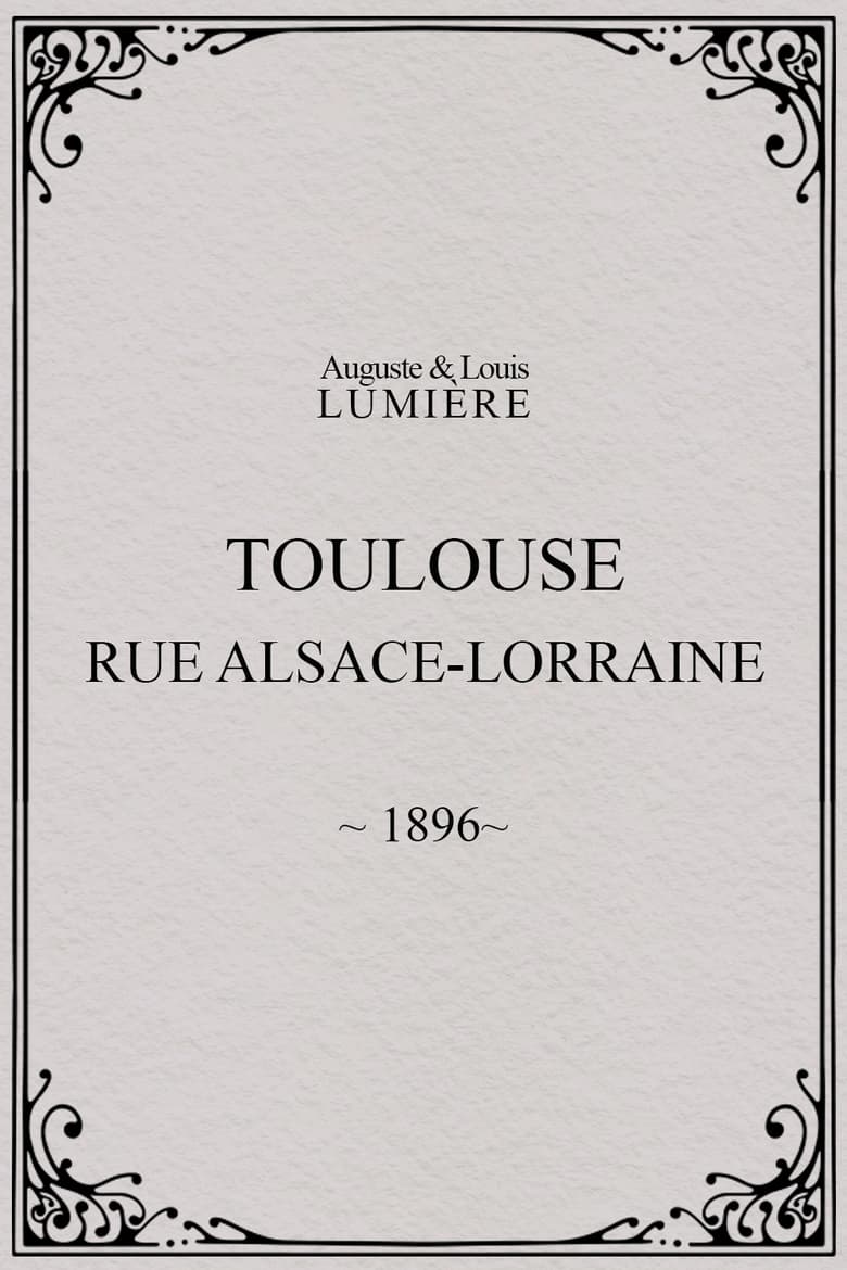 Poster of Toulouse, rue Alsace-Lorraine