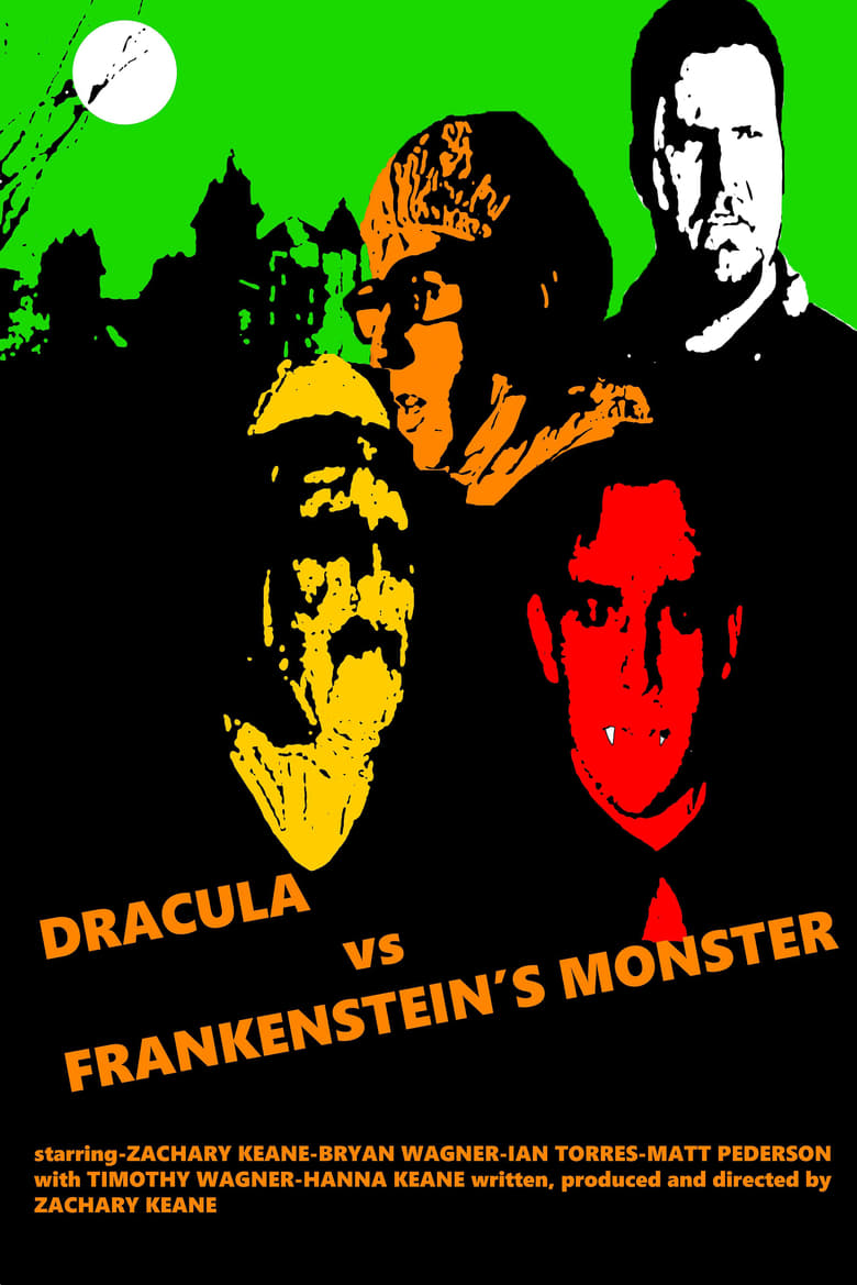 Poster of Dracula vs. Frankenstein's Monster