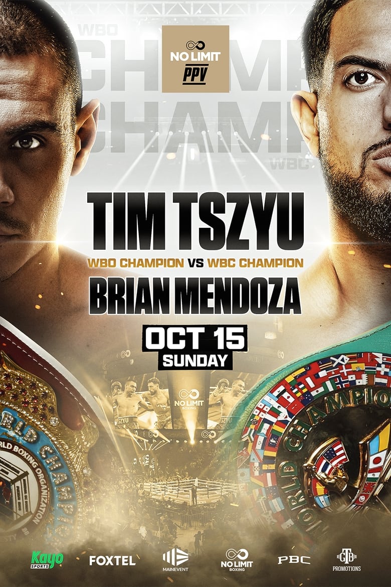 Poster of Tim Tszyu vs. Brian Mendoza