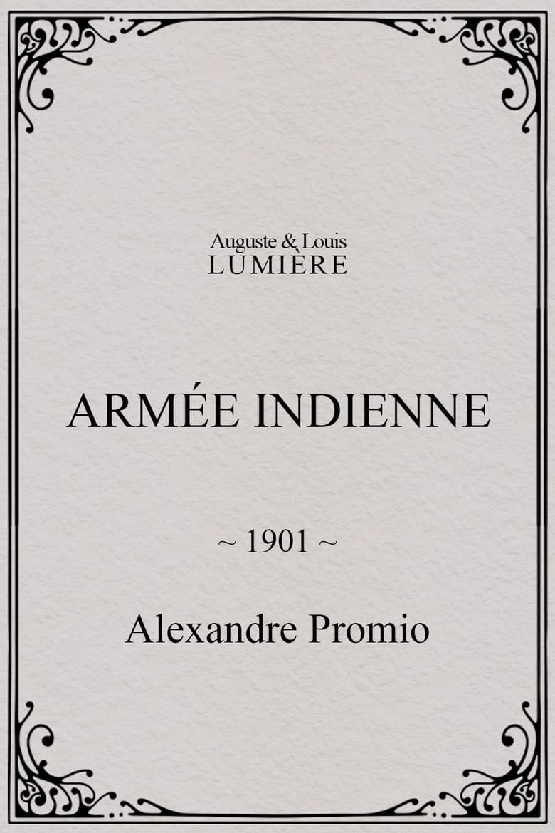 Poster of Armée indienne