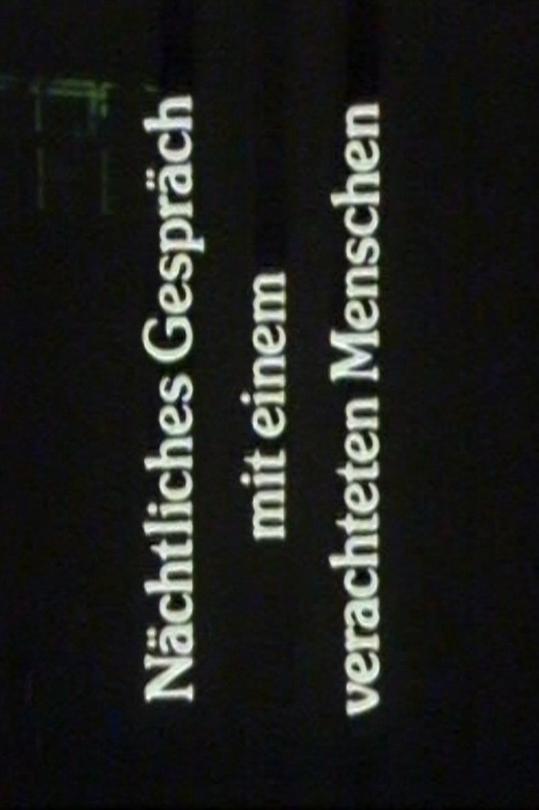Poster of Night Conversation With a Despised Person