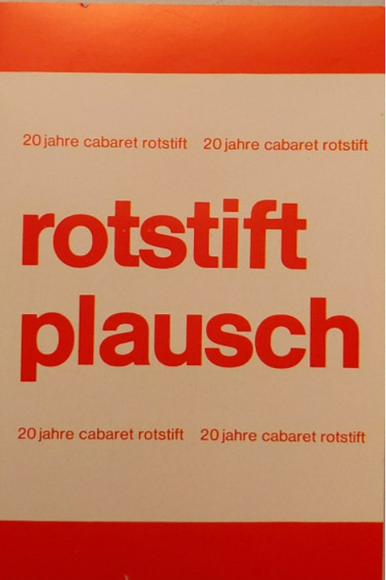 Poster of Cabaret Rotstift Plausch 20 Jahre Cabaret Rotstift