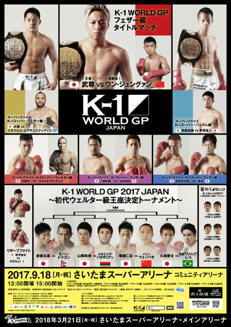 Poster of K-1 WORLD GP 2017: Welterweight Championship Tournament