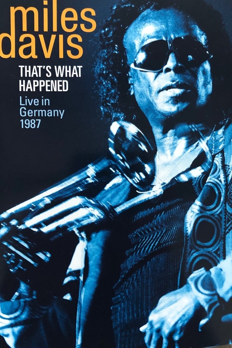 Poster of Miles Davis - That's what happened - Live in Germany 1987