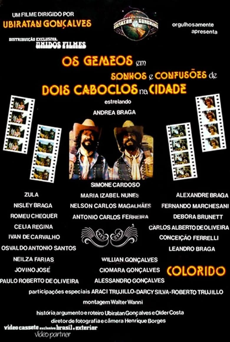 Poster of Sonhos e Confusões de Dois Caboclos na Cidade