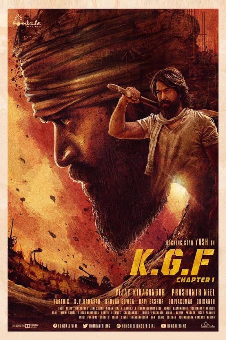 Poster of K.G.F: Chapter 1