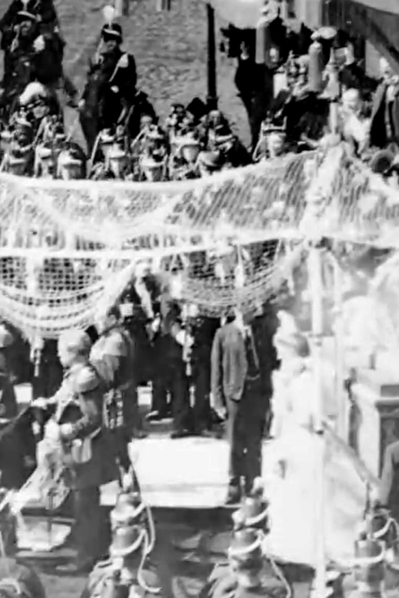 Poster of The Royal Procession from the Church after the Ceremony (Coronation of Wilhelmina)