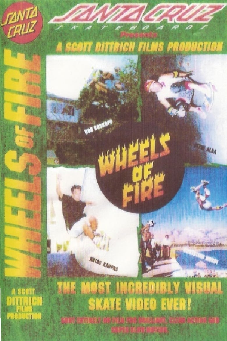 Poster of Santa Cruz Skateboards - Wheels of Fire