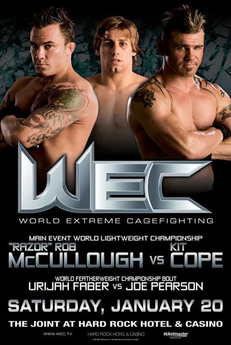 Poster of WEC 25: McCullough vs. Cope