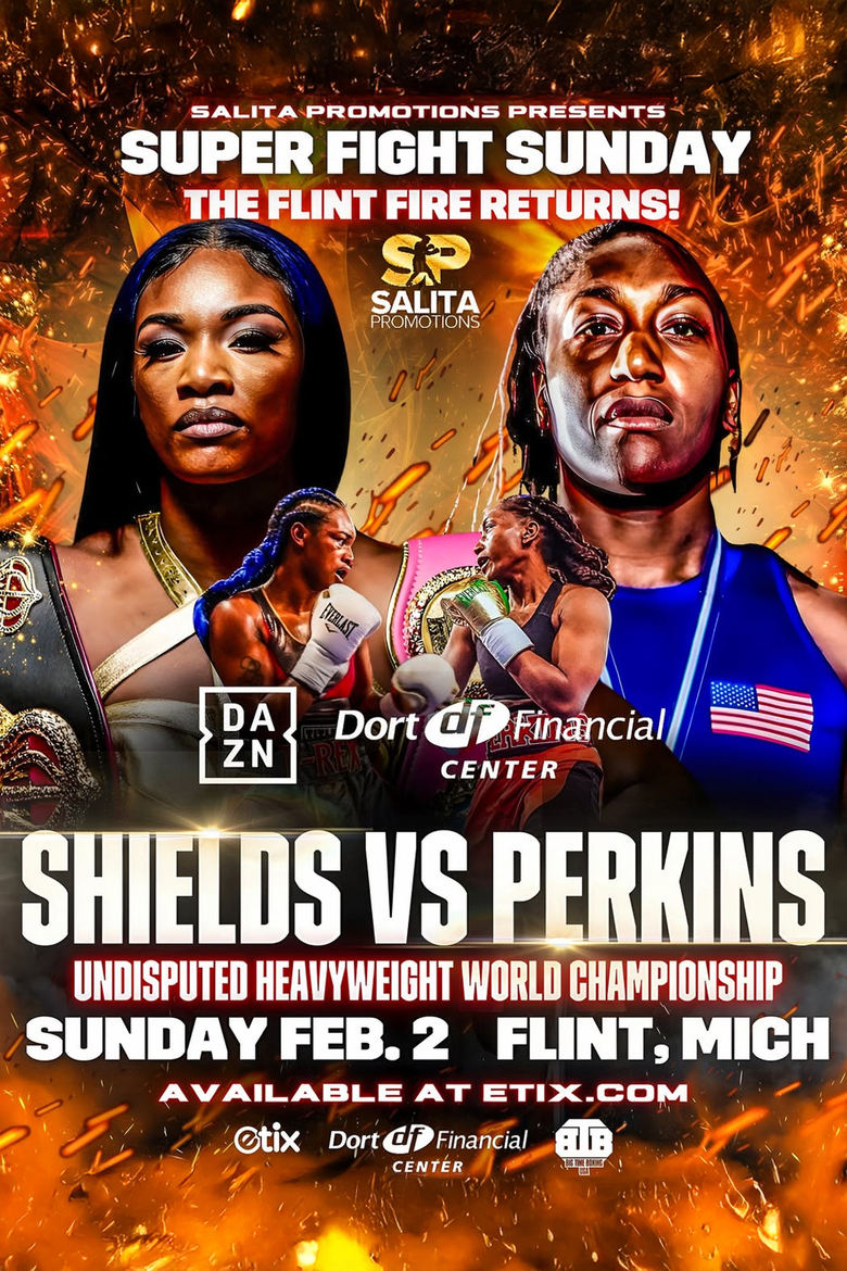 Poster of Claressa Shields vs. Danielle Perkins