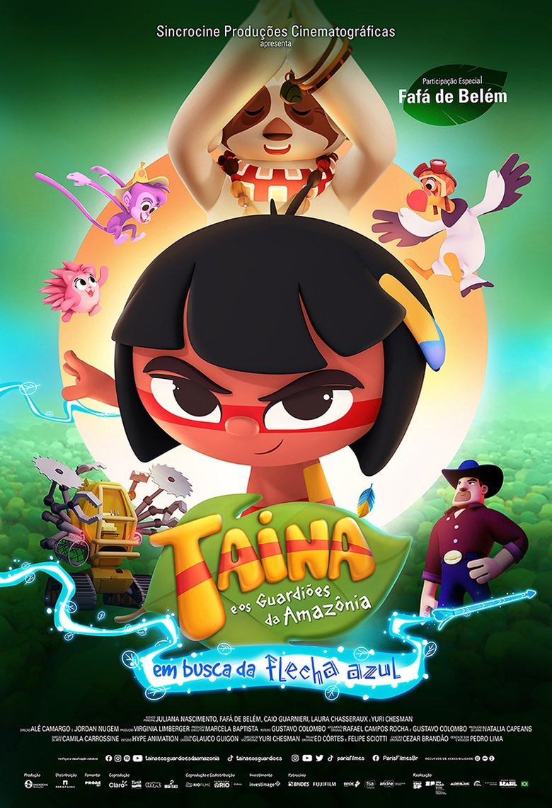 Poster of Tainá e os Guardiões da Amazônia - Em Busca da Flecha Azul