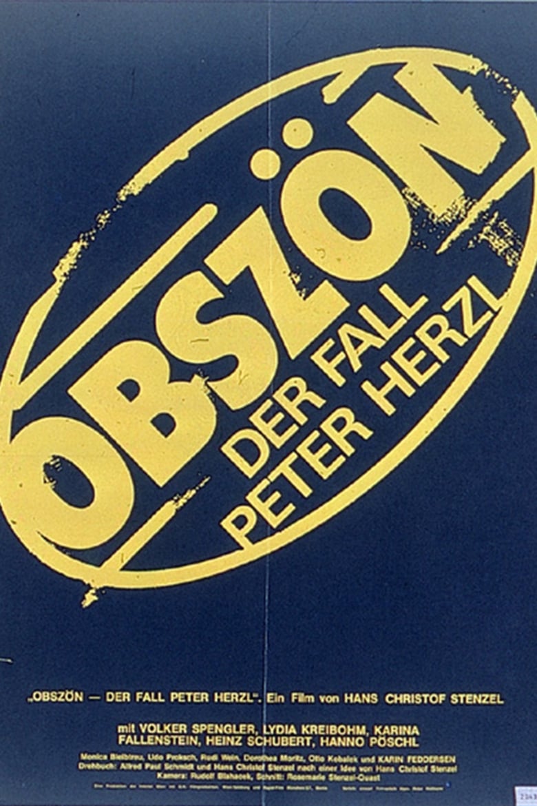 Poster of Obscene: The Case of Peter Herzl